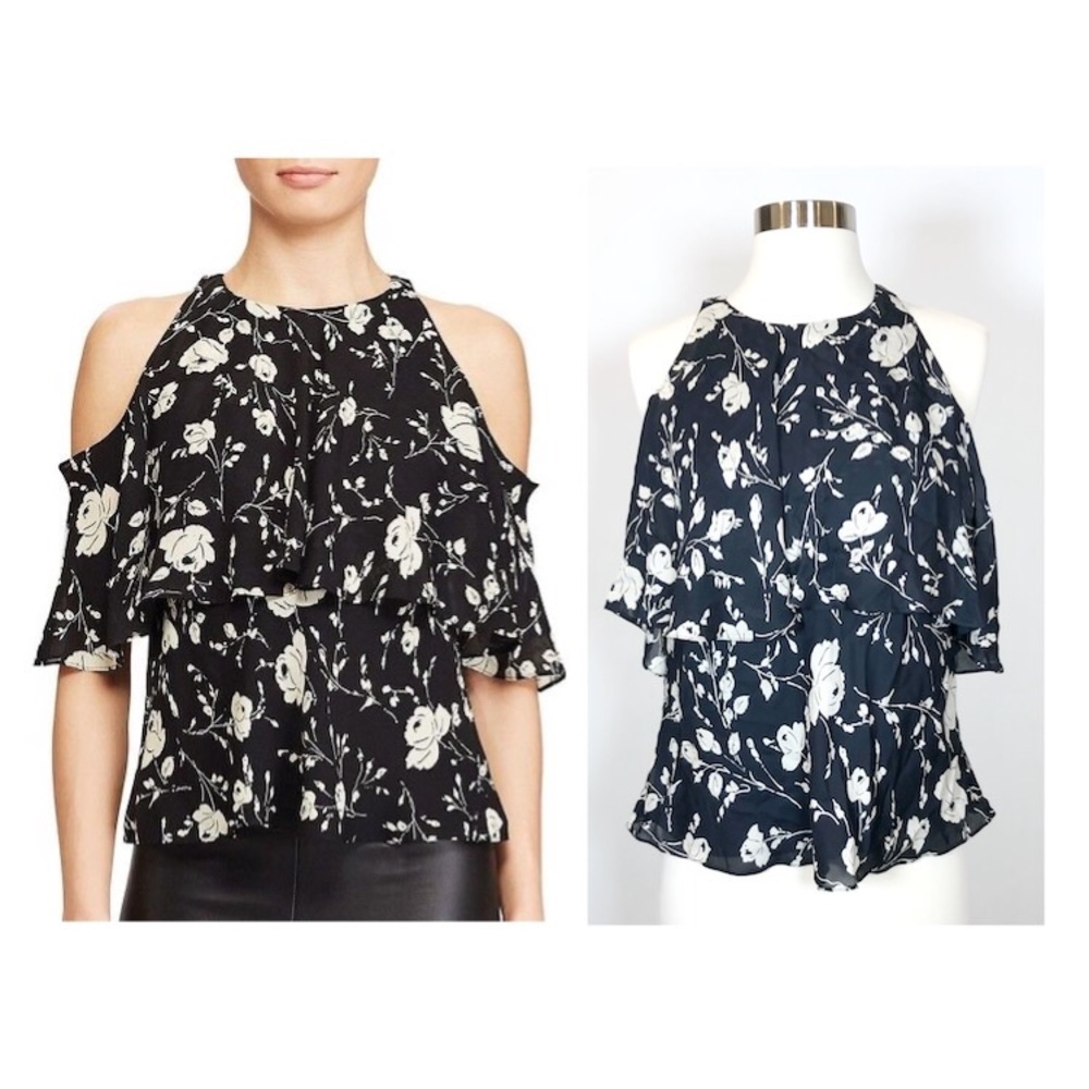NWT Polo Ralph Lauren Size 2 Silk Floral Blouse new with tags